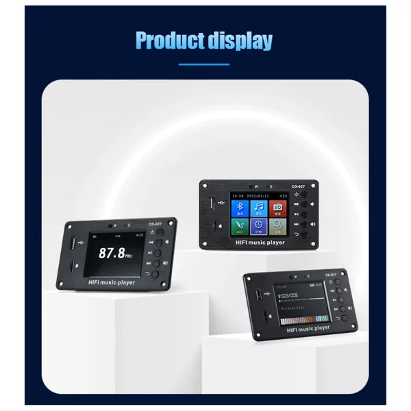 IIJJ-2.8-дюймовий кольоровий екран Bluetooth 5.1 автомобільна - Image 6