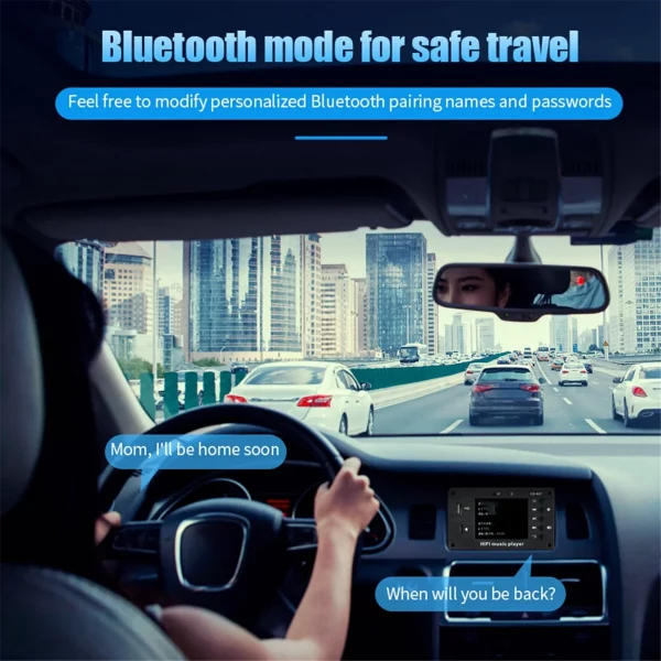 IIJJ-2.8-дюймовий кольоровий екран Bluetooth 5.1 автомобільна - Image 2