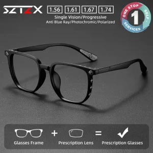SZTZX Fashion Prescription Glasses for Men