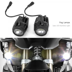 LED Auxiliary Fog Lights for BMW R1200GS ADV R1300GS F800GS F700GS F650GS K1600B Motorcycle Driving Lamp Universal Accessories