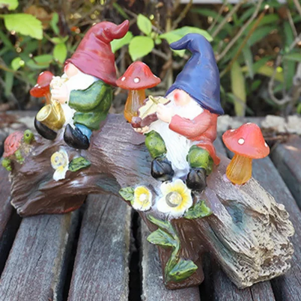 Статуя гнома з смоли Gnome Garden - Imagen 3
