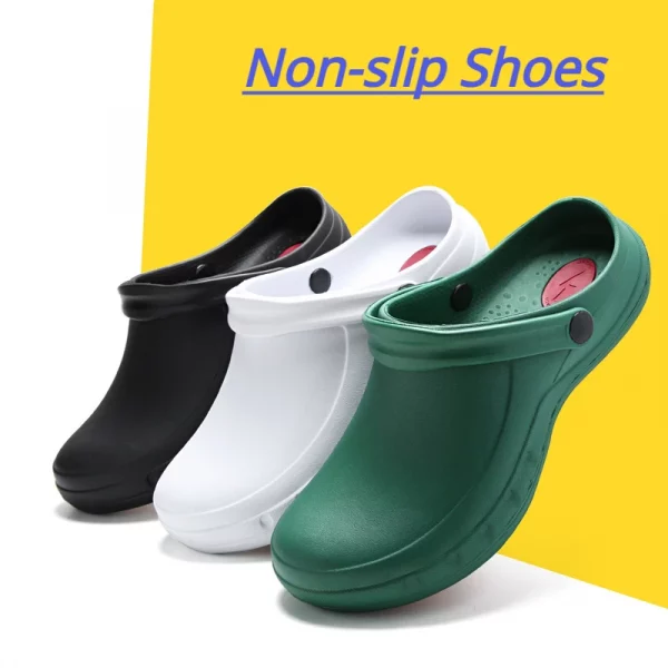 Chef shoes are lightweight and resistant to
