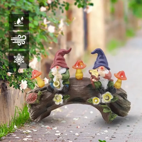 Статуя гнома з смоли Gnome Garden - Imagen 4