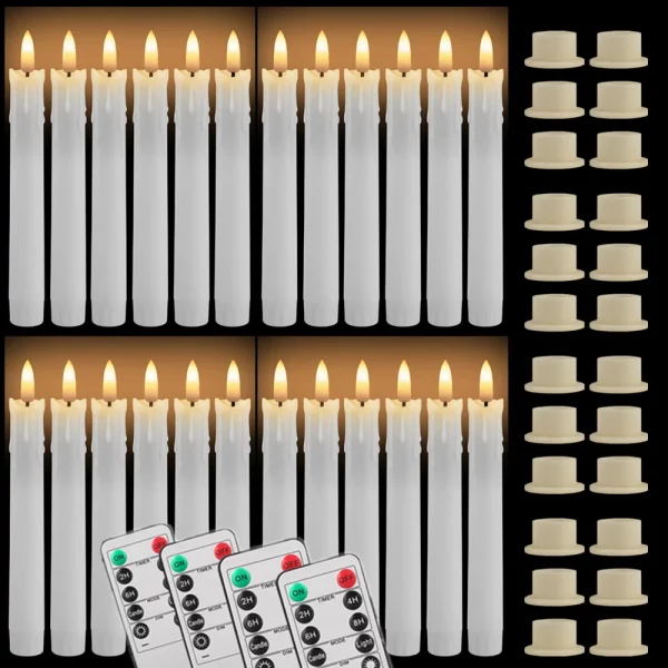 Pack of 12/24 flameless flickering lights