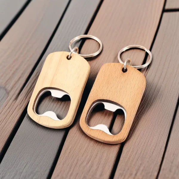 1 pc. Wooden bottle opener
